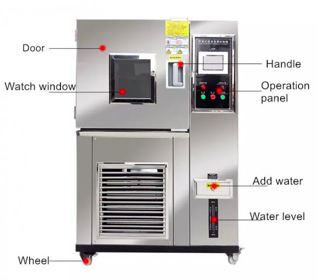 camere di prova 215KG 0 protetto contro le esplosioni di temperatura di umidità 220V