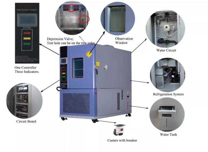 OEM elettronico 0 della camera di prova di temperatura ambiente e di umidità di clima