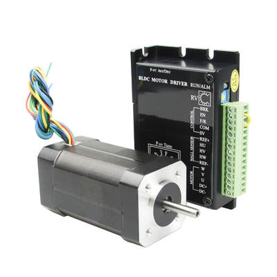 24v 77.5W 42mm Quadrato Trifase BLDC Motoriduttore senza spazzola 4000rpm
