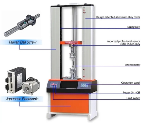 Tester di resistenza alla trazione del computer, tester di tensione universale per industria della macchina