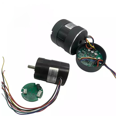 12v 24v 36v 48v ingranaggio conico senza spazzola del motore dell'ingranaggio planetario di CC a basso rumore 57MM