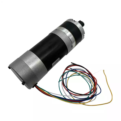 12v 24v 36v 48v ingranaggio conico senza spazzola del motore dell'ingranaggio planetario di CC a basso rumore 57MM