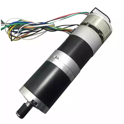 12v 24v 36v 48v ingranaggio conico senza spazzola del motore dell'ingranaggio planetario di CC a basso rumore 57MM