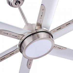 120V Home Gym Ventilatori da soffitto con lama in alluminio Motore inverter senza spazzole 84 pollici