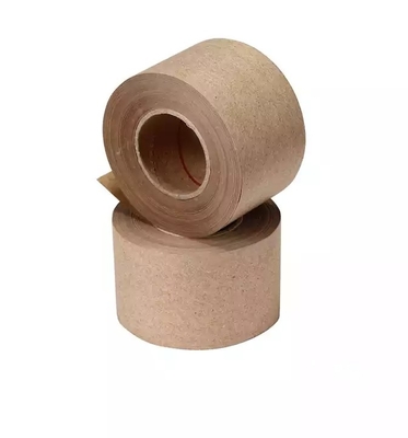 Nastro stampato in carta kraft idroreattiva marrone, nastro da imballaggio sigillante biodegradabile