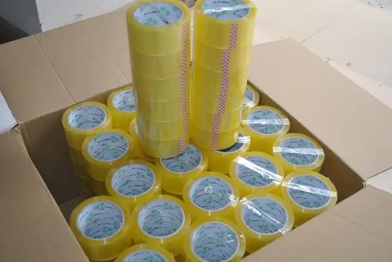 Logo Acrylic Clear Packing Tape su ordinazione, nastro adesivo dell'OEM chiaro