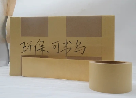 Nuova protezione dell'ambiente del nastro su ordinazione di Logo Printing Kraft Paper Packaging