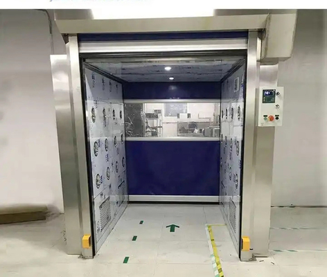 Stanza pulita di induzione della porta della doppia cascata di particelle automatica del colpo