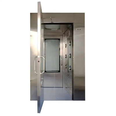 Entrata pulita della doccia di aria pulita senza polvere dell'officina con la porta automatica