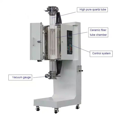 Il forno a camera verticale 1600℃ è utilizzato per il trattamento termico dei materiali a semiconduttore