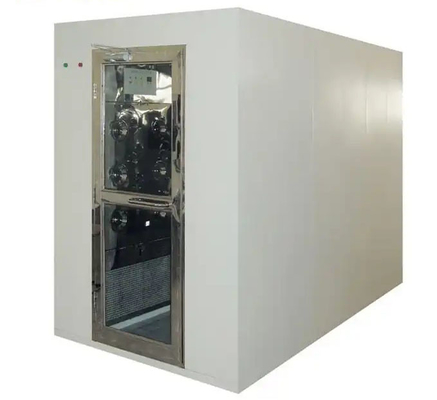 Cascata di particelle automatica del locale senza polvere del colpo, stanza della cascata di particelle con la porta a battenti dell'interruttore di sicurezza