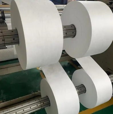 100% cotone non tessuto dell'aria calda dell'antibatterico della fibra di es, tessuto filtrante caldo del cotone della colata