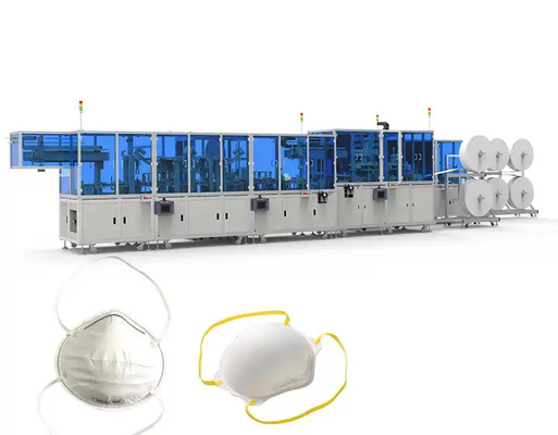 Linea di produzione di maschere monouso Kn95 completamente automatica in vendita