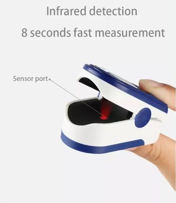 1.5V*2 monitor domestico di saturazione dell'ossigeno della metropolitana di Digital dell'ossimetro di impulso della punta delle dita del FCC Rohs