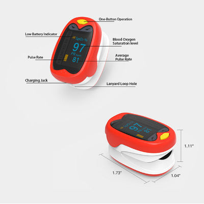 ROSH Symbian ha condotto il cuore Rate And Oxygen Saturation Monitor dell'ossimetro 35% di impulso della punta delle dita