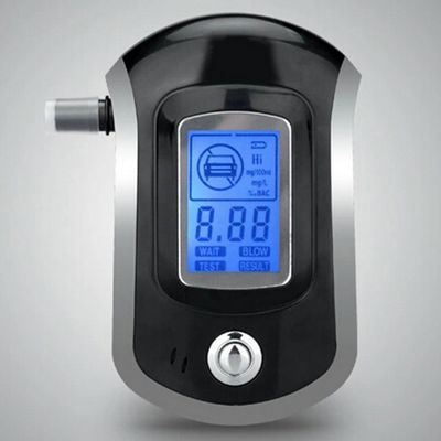 Tester rapido dell'alcool del respiro di analisi dell'esposizione LCD con il boccaglio