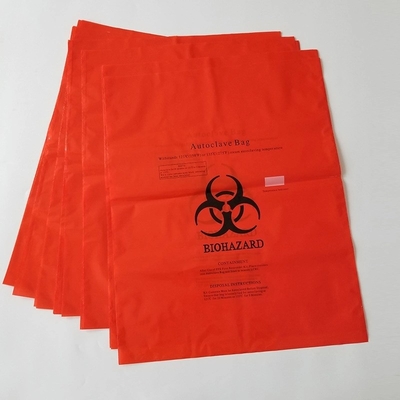 Sacchetti di immondizia di plastica del PE medico per l'ospedale/laboratorio